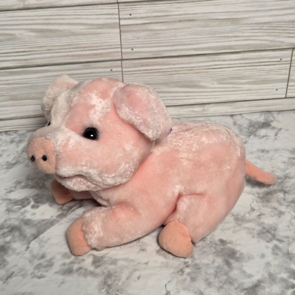 Vintage 1993 Old MacDonald's Talking Farmyard Friends Peeke Pig Plush No Sound